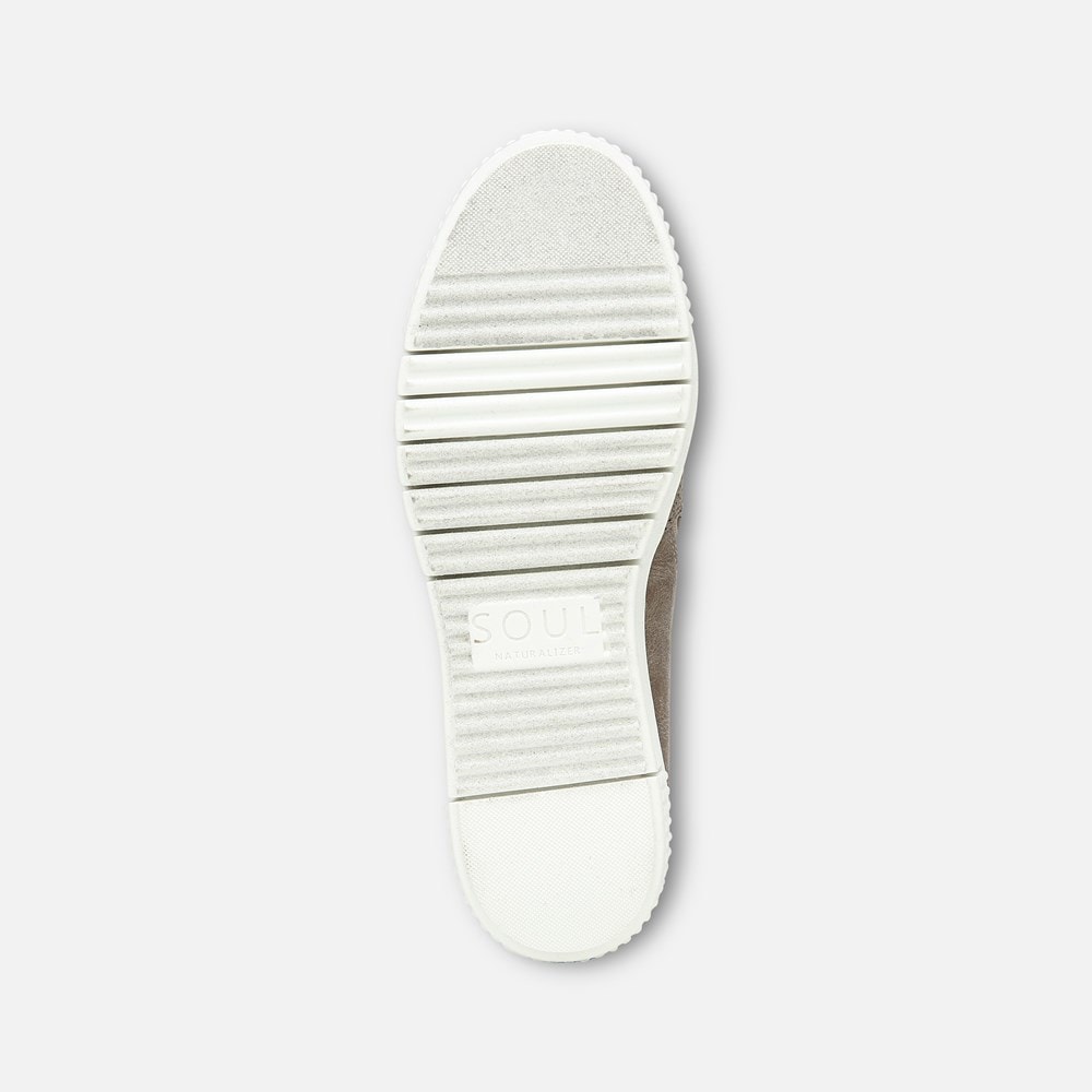 Naturalizer SOUL Turner Slip On Sneaker - Grey Synthetic