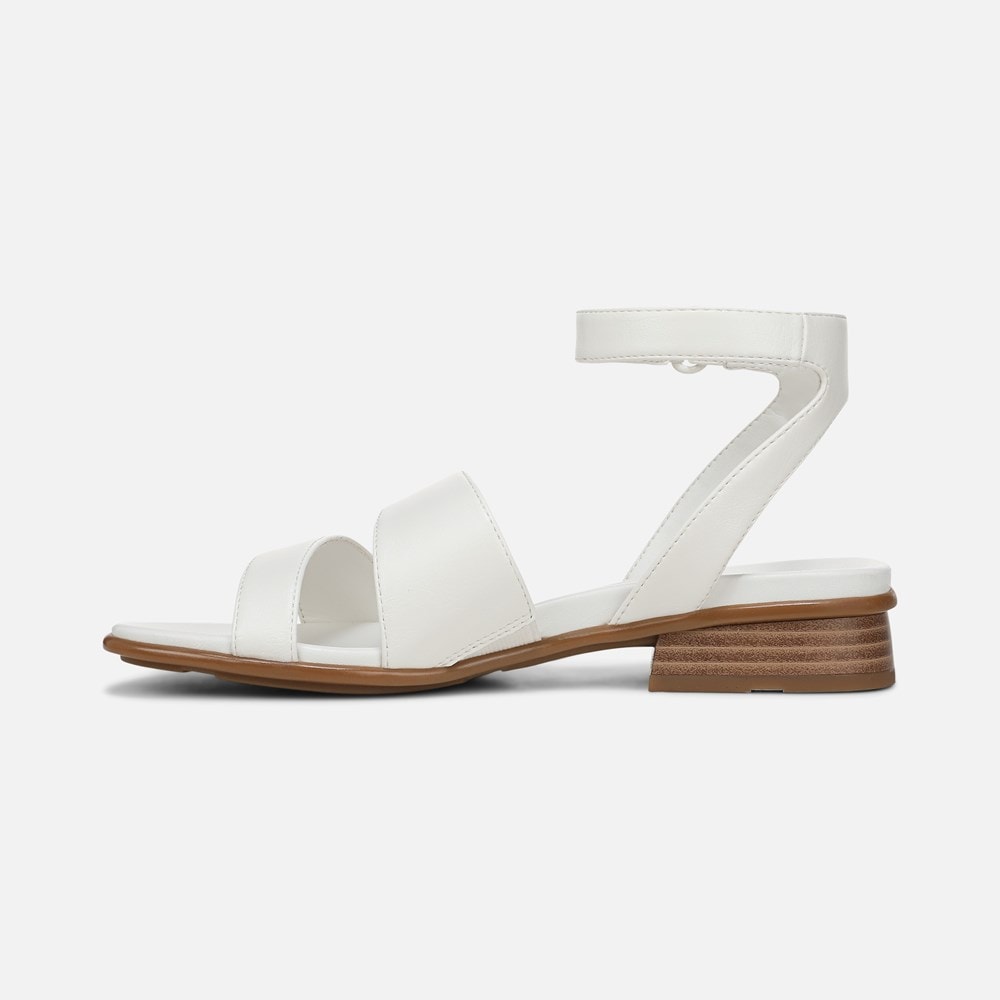 Naturalizer Effie Sandal - White Faux Leather