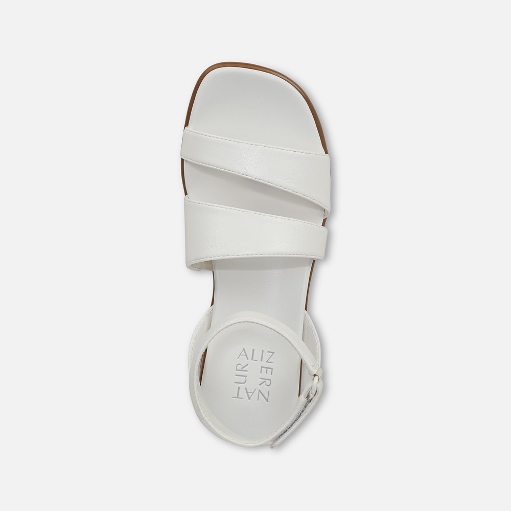 Naturalizer Effie Sandal - White Faux Leather