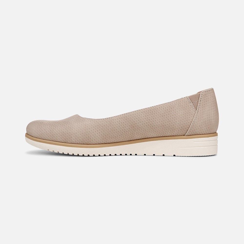 Naturalizer SOUL Idea Ballet Flat - Warm Taupe Tan Faux Leather