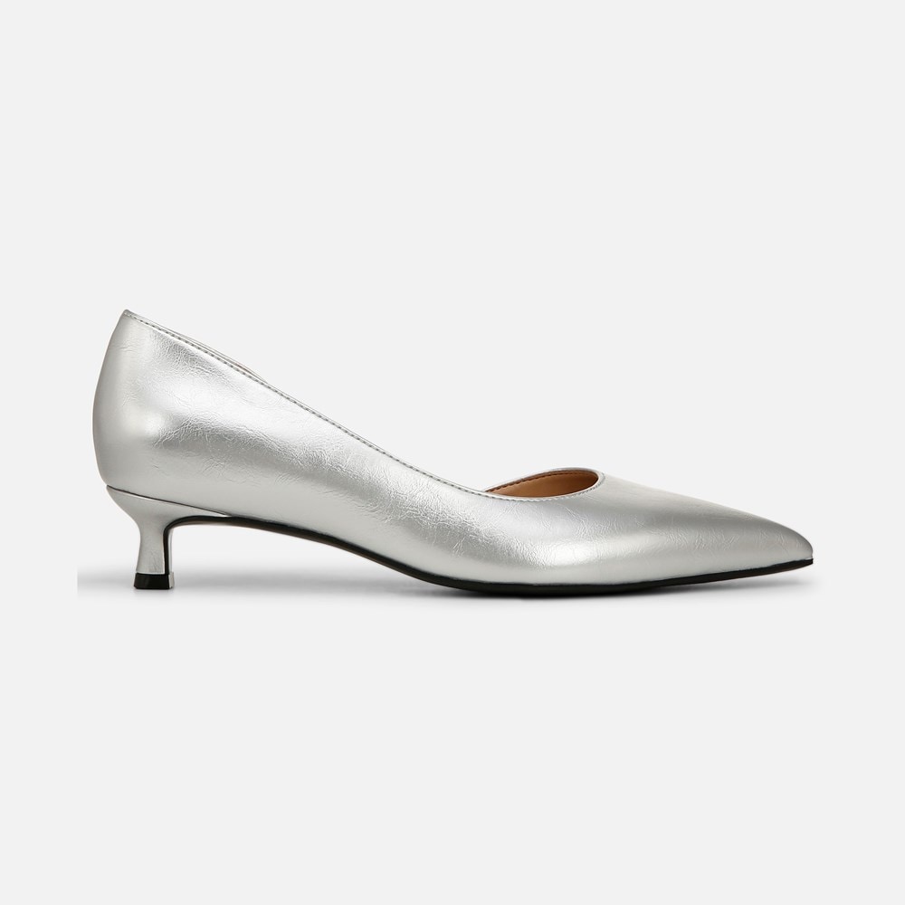 Naturalizer Gallent Pump - Silver Faux Leather