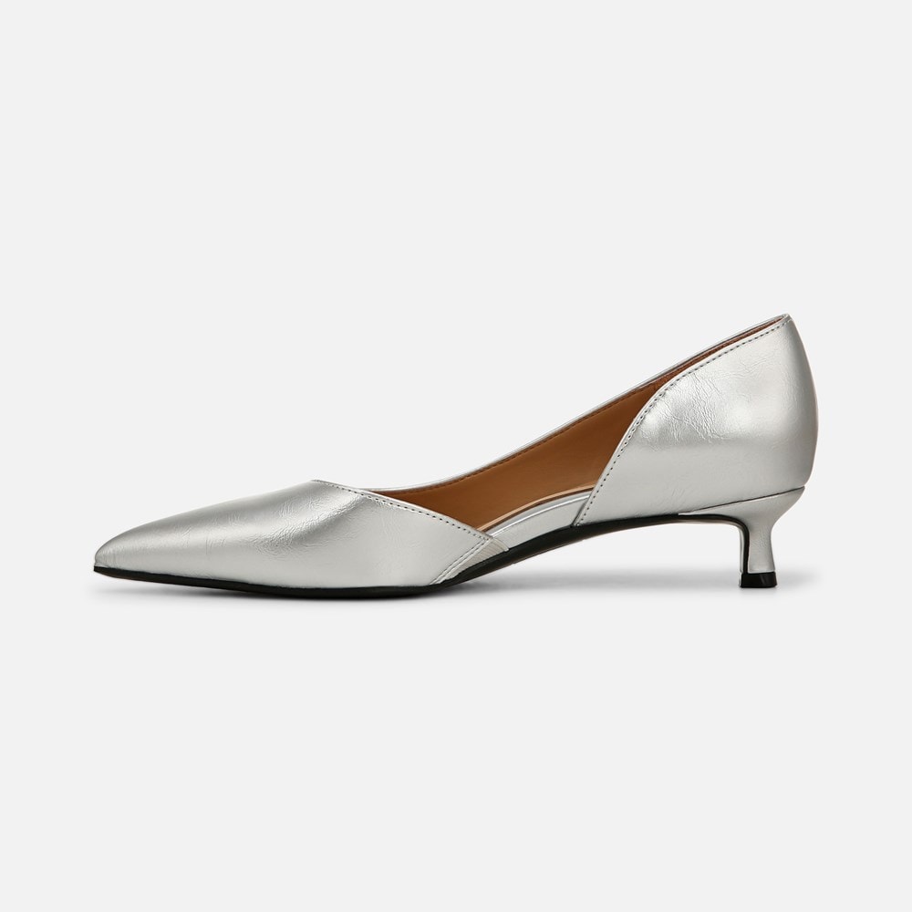 Naturalizer Gallent Pump - Silver Faux Leather