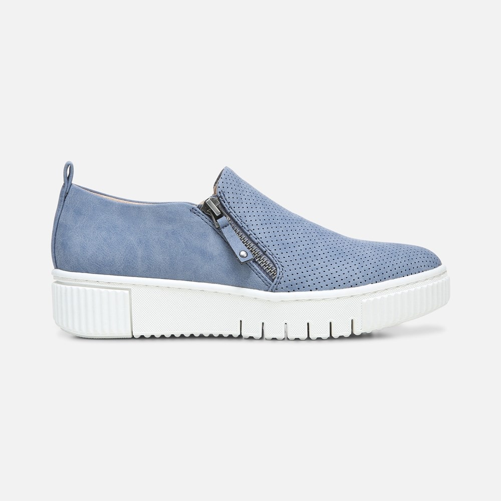 Naturalizer SOUL Turner Slip On Sneaker - Blue Synthetic
