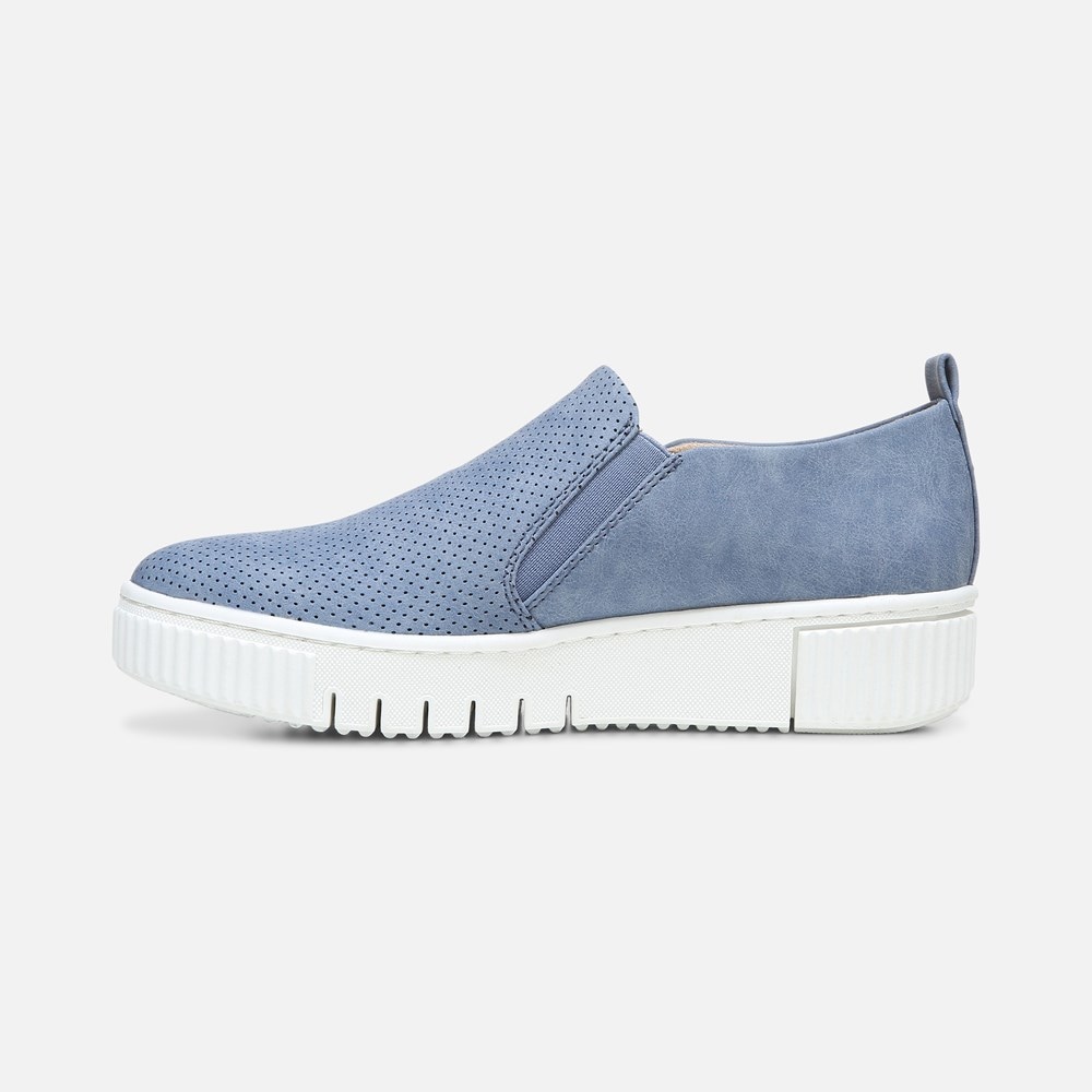 Naturalizer SOUL Turner Slip On Sneaker - Blue Synthetic