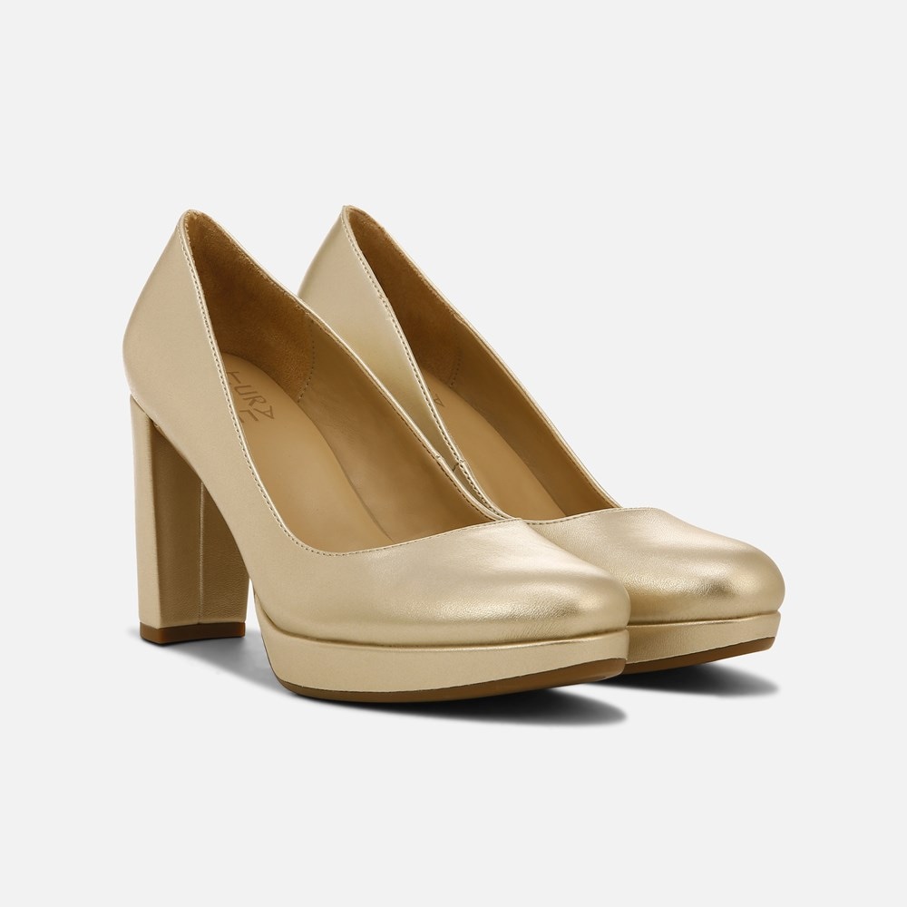 Naturalizer Berlin Pump - Champagne Beige Synthetic