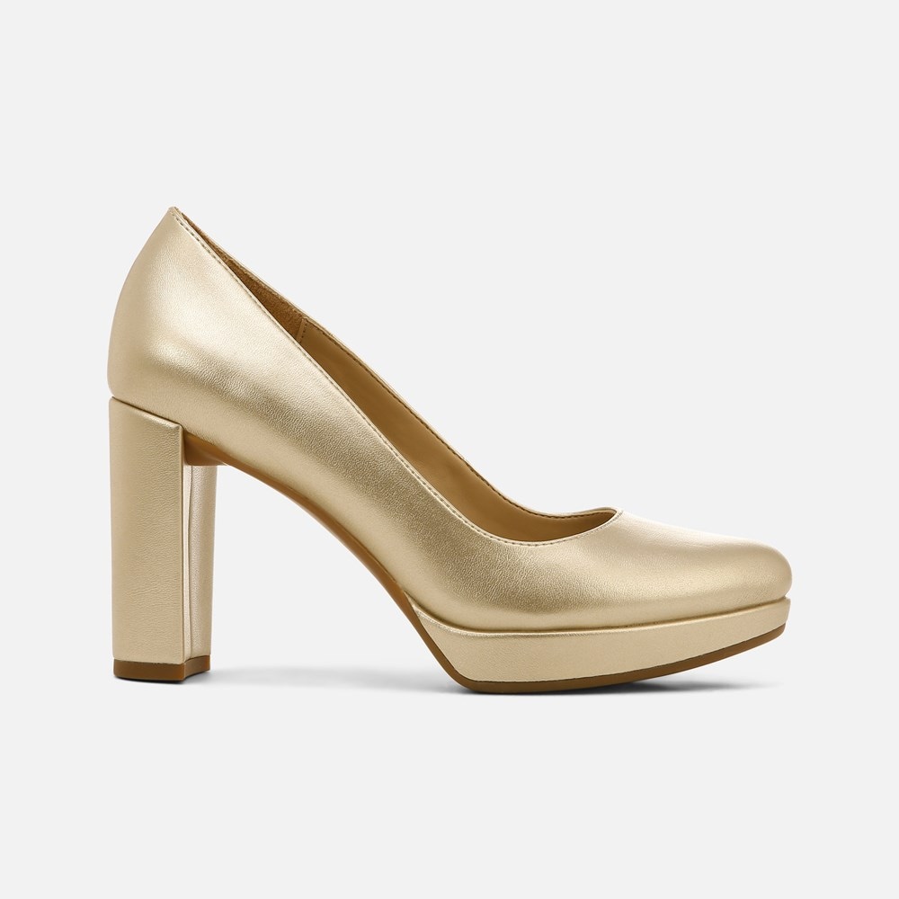 Naturalizer Berlin Pump - Champagne Beige Synthetic