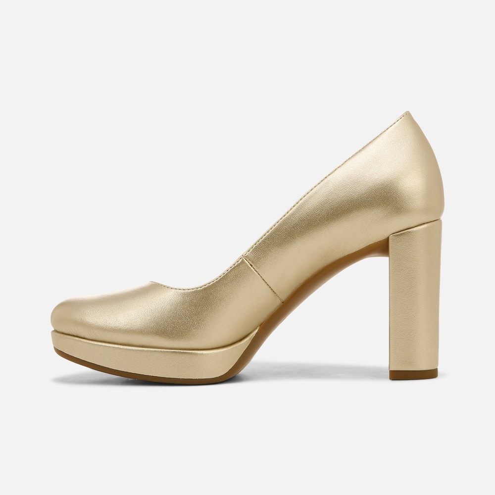 Naturalizer Berlin Pump - Champagne Beige Synthetic