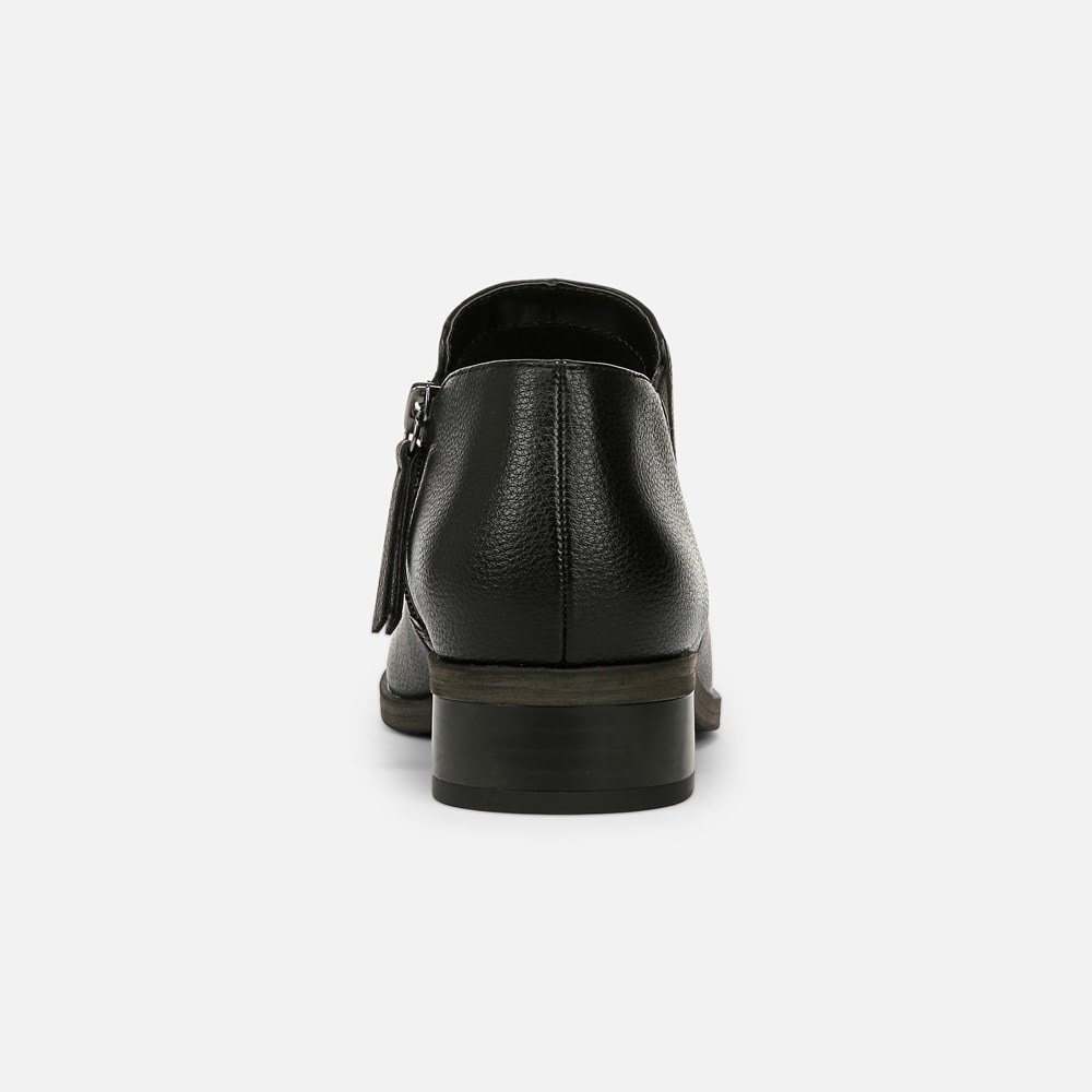 Naturalizer SOUL Respect Ankle Bootie - Black Faux Leather