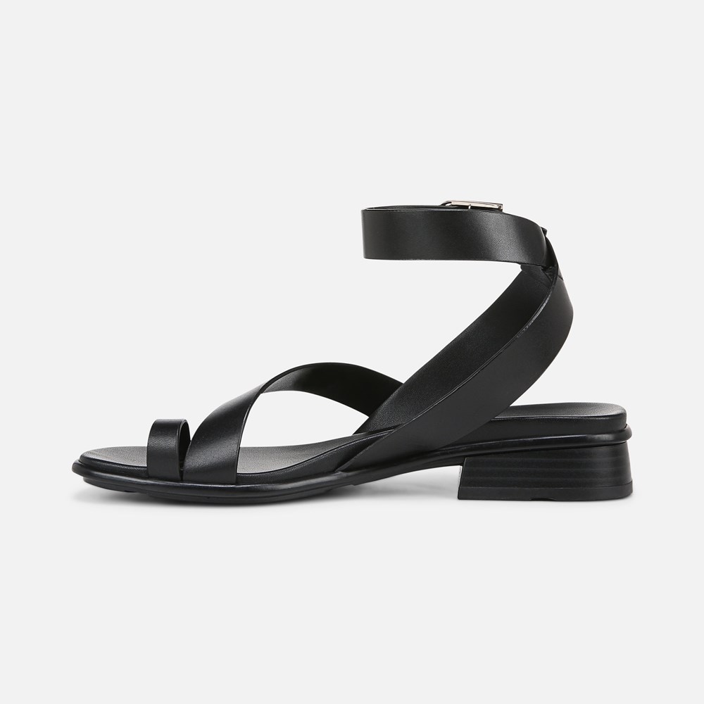 Naturalizer Birch Sandal - Black Leather