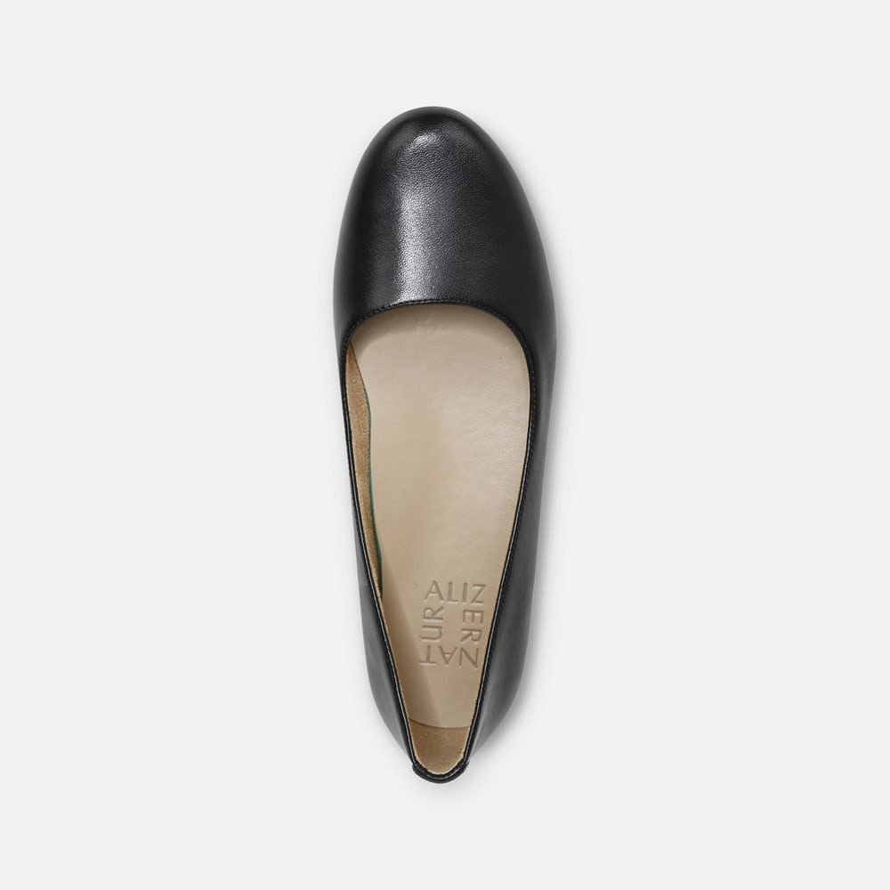 Naturalizer Maxwell Ballet Flat - Black Leather