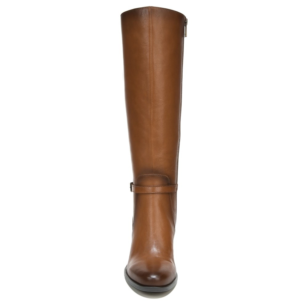 Naturalizer Kalina Wide Calf Knee High Boot - Cider Spice Leather