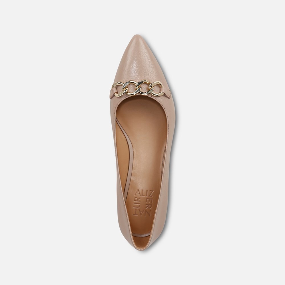 Naturalizer Becca Flat - Warm Fawn Tan Leather