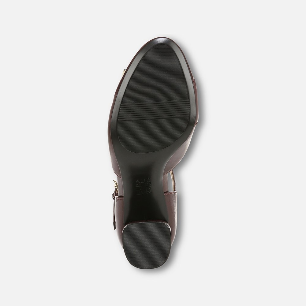Naturalizer Lavish Mary Jane Pump - Merlot Wine Faux Leather