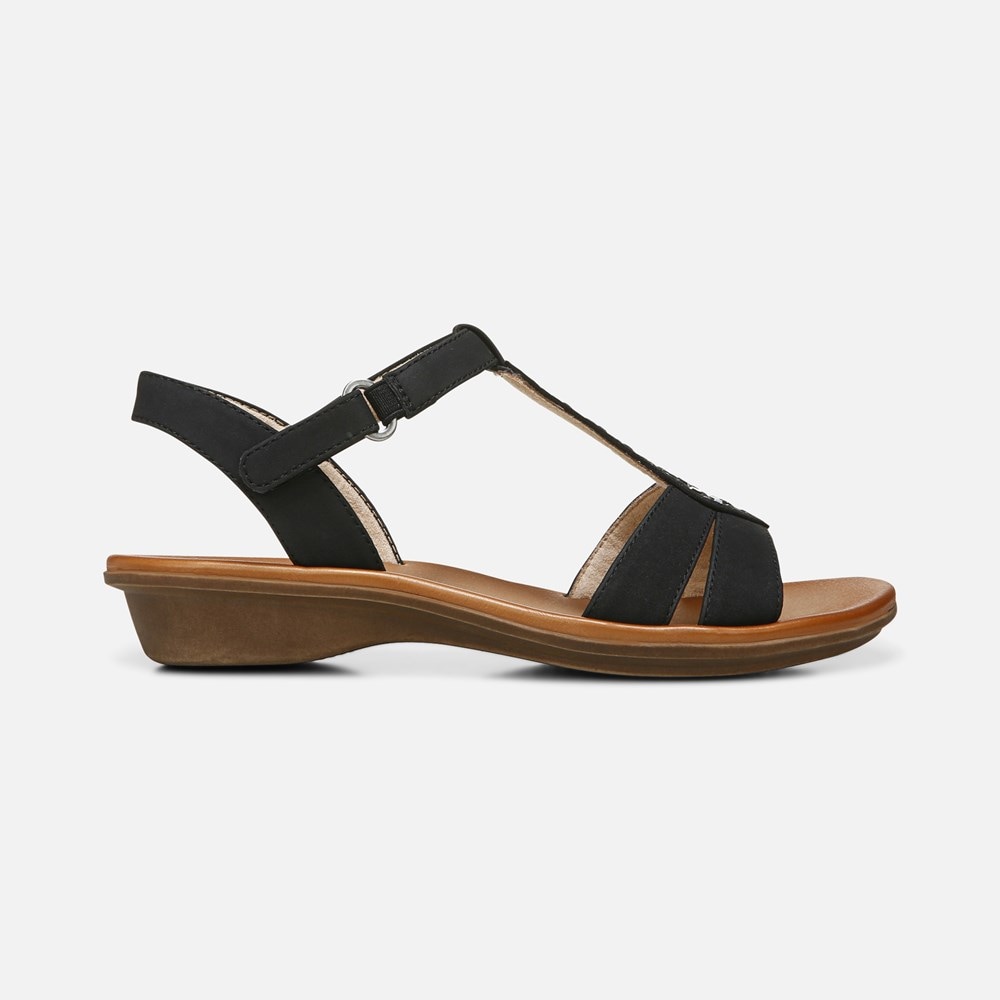 Naturalizer Soul Summer Sandal - Black Synthetic