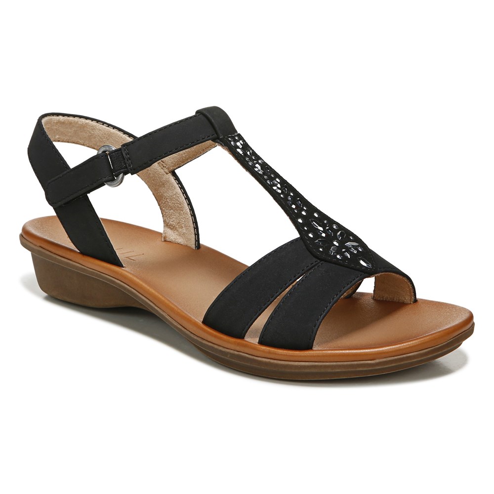 Naturalizer Soul Summer Sandal - Black Synthetic