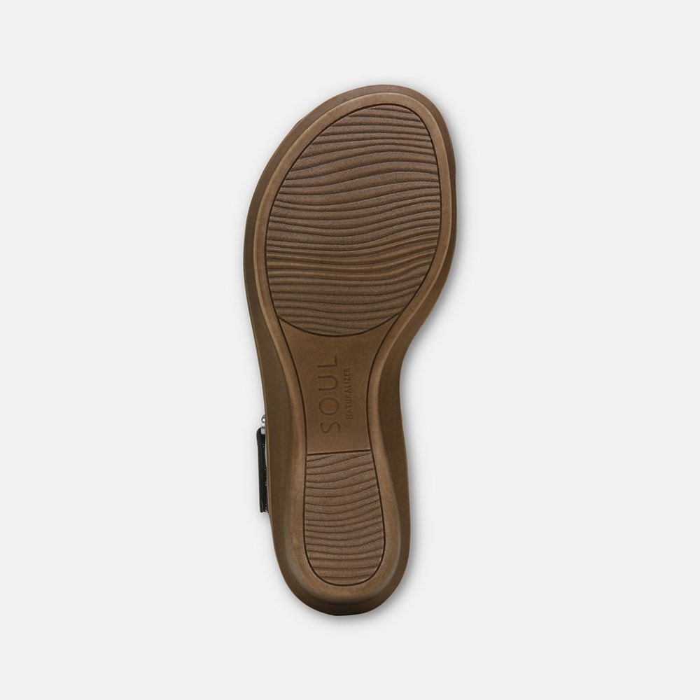 Naturalizer Soul Summer Sandal - Black Synthetic