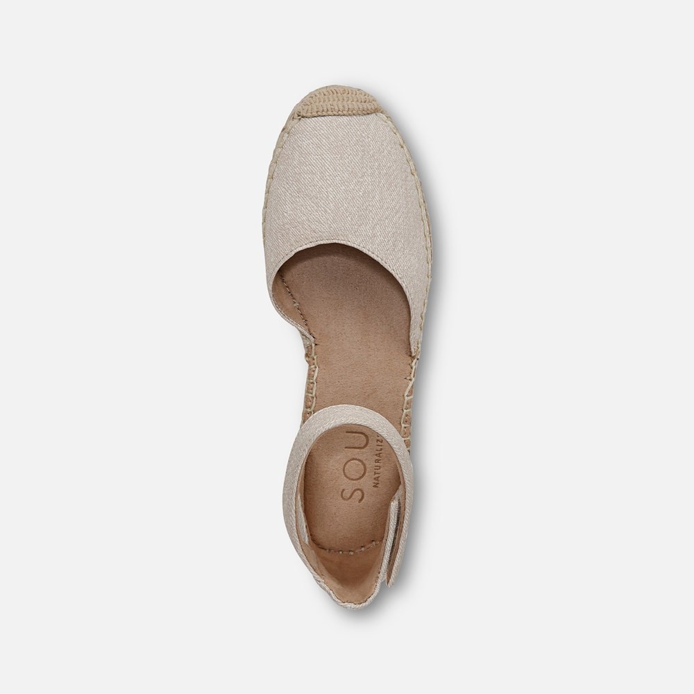 Naturalizer SOUL Wren Espadrille - Light Sand Fabric