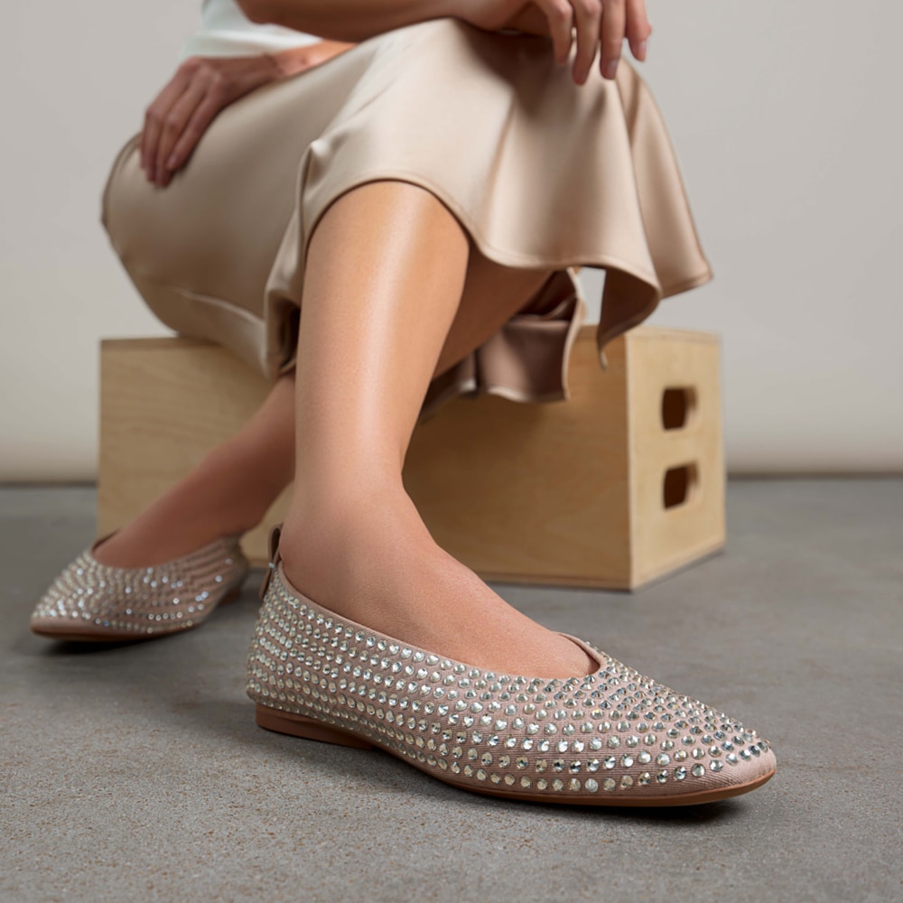 Naturalizer 27 Edit Carla Flat - Warm Taupe Twill