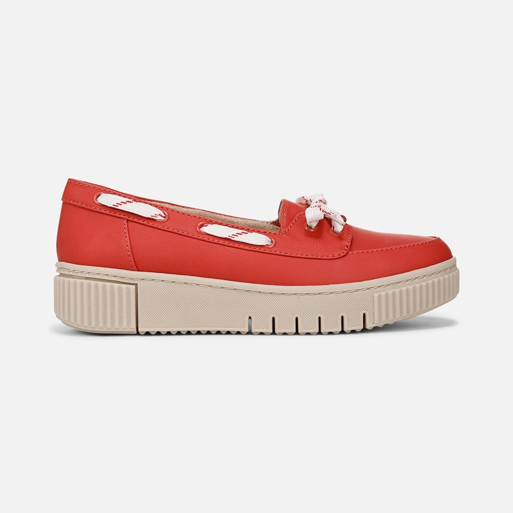Naturalizer SOUL Tia Boat Shoe - Pepper Red Fabric