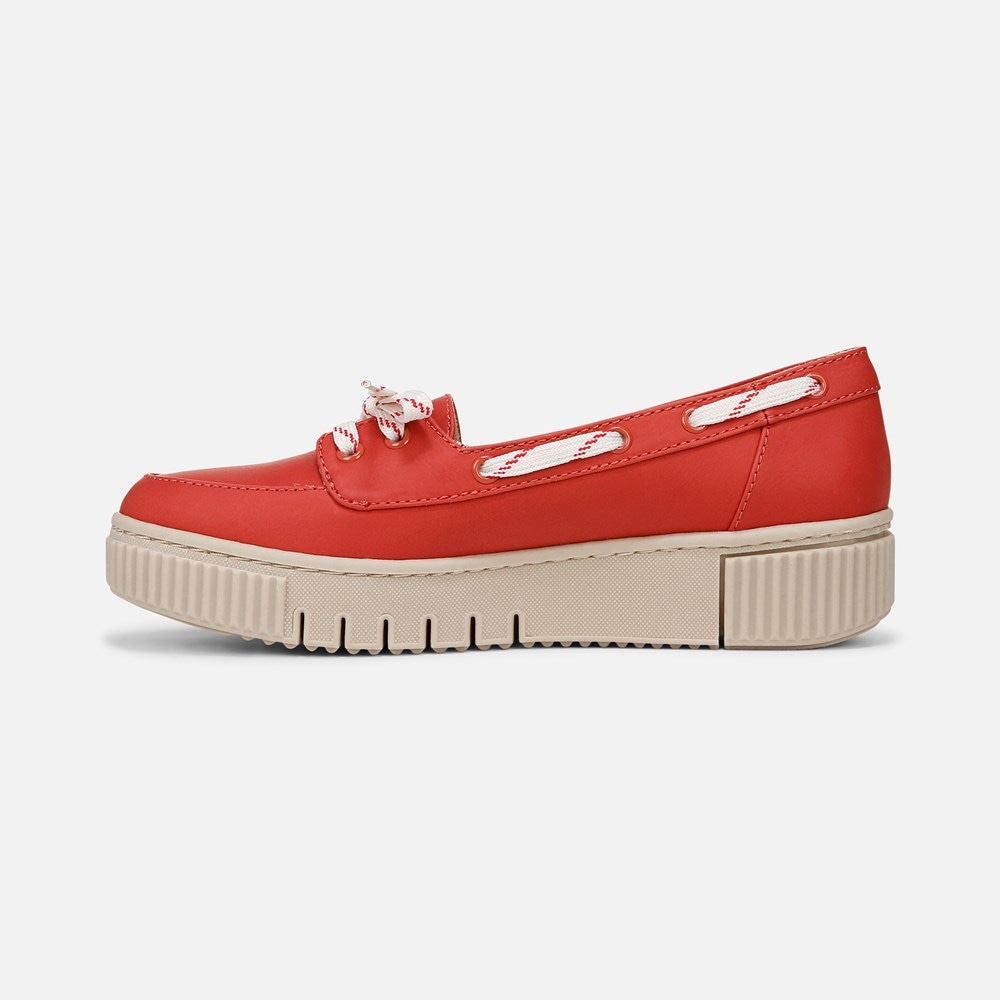 Naturalizer SOUL Tia Boat Shoe - Pepper Red Fabric